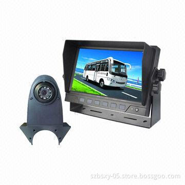 Rear View Camera System with Car Monitor/Camera for School Bus